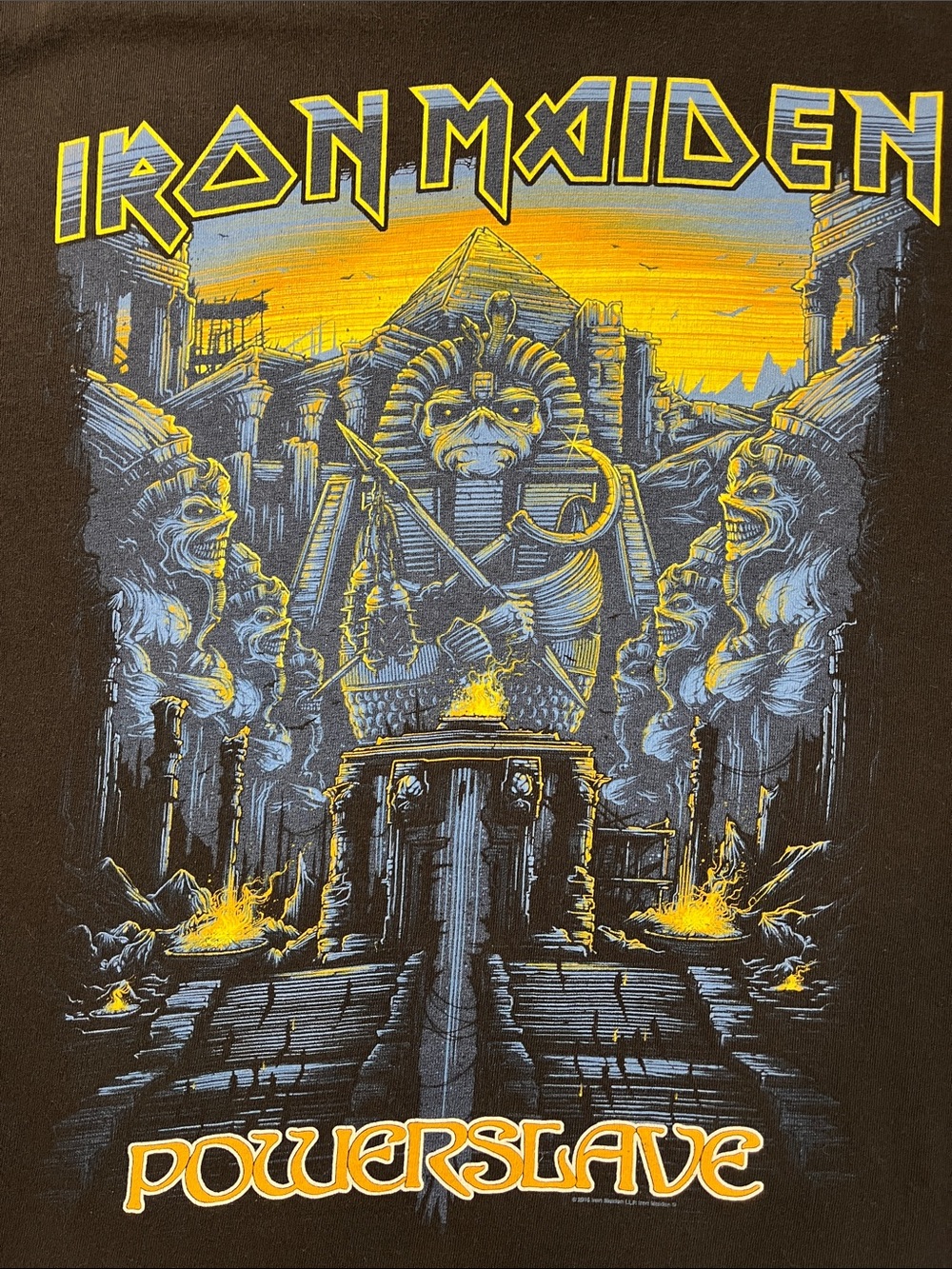 Iron Maiden power slave t shirt XL